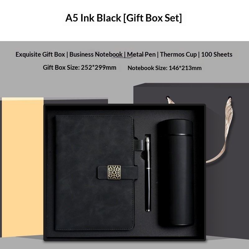 Premium Leather Notebook & Insulated Mug Gift Set - Fa'Ra Way