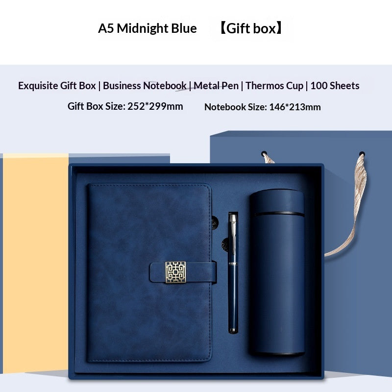 Premium Leather Notebook & Insulated Mug Gift Set - Fa'Ra Way