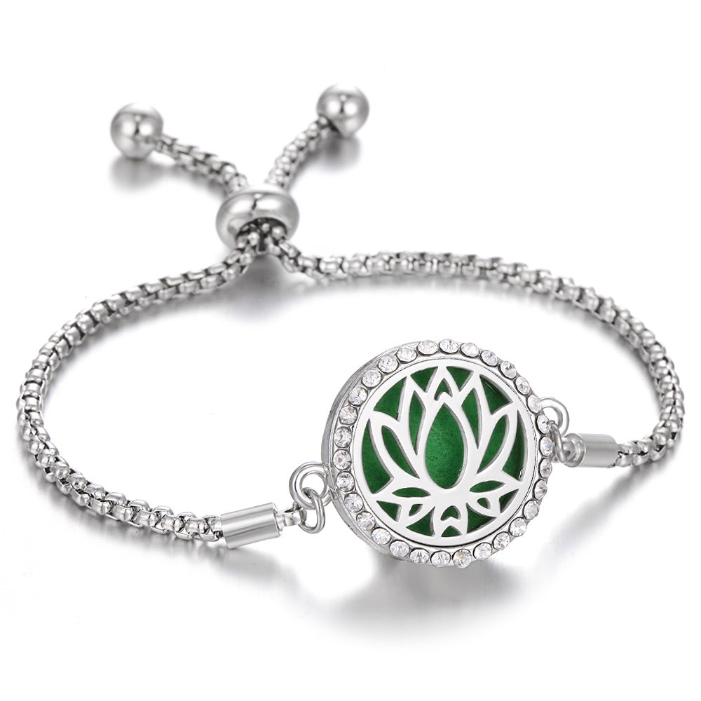 New Kaleidoscope Aromatherapy Bracelet Perfume Essential Oil Diffuser Locket Bracelet Charms Women Aroma Diffuser Jewelry - Fa'Ra Way
