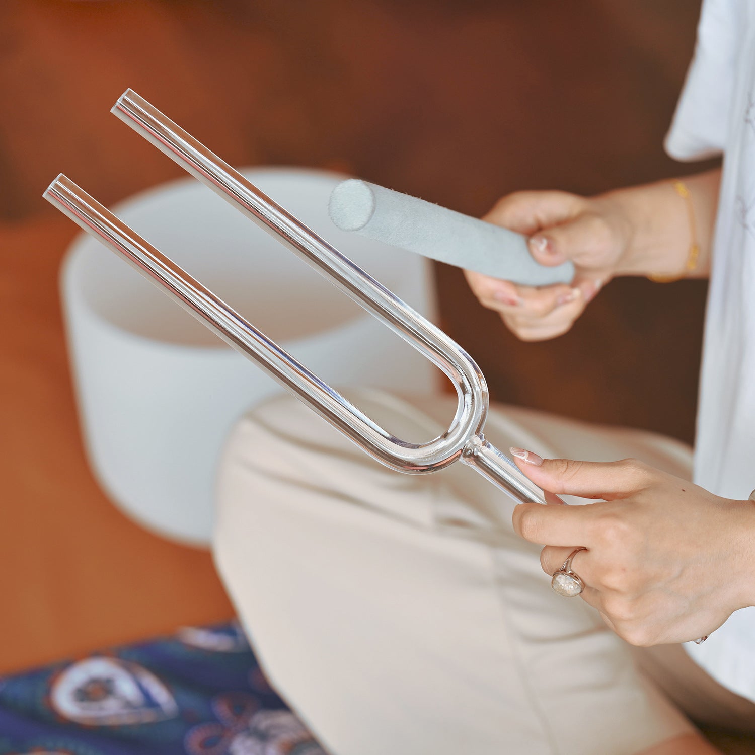 Crystal Clear Sound Therapy Tuning Fork - Meditation & Healing Tool - Fa'Ra Way