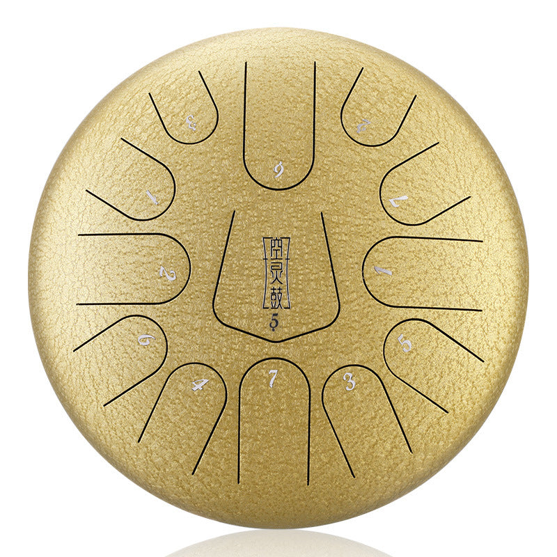 12-Inch Steel Tongue Drum – 13-Note Handpan Percussion in C Major - Fa'Ra Way