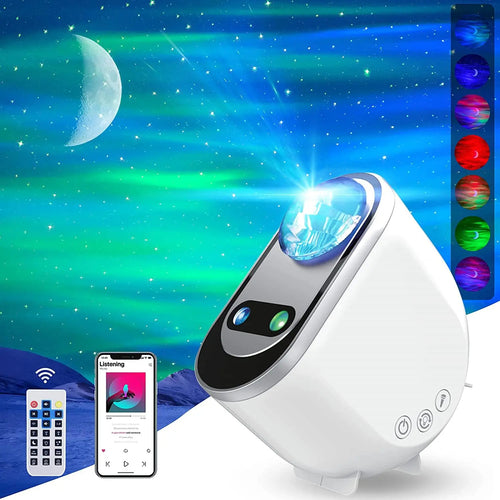 Aurora Borealis Starlight Projectors LED Galaxy Star Atmosphere Galaxy Night Light Home Bedroom Sky Moon Lamp Room Decor Gift - Fa'Ra Way