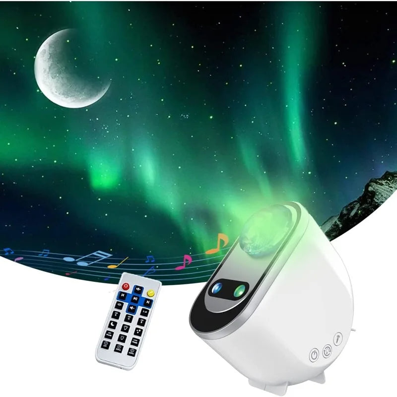Aurora Borealis Starlight Projectors LED Galaxy Star Atmosphere Galaxy Night Light Home Bedroom Sky Moon Lamp Room Decor Gift - Fa'Ra Way