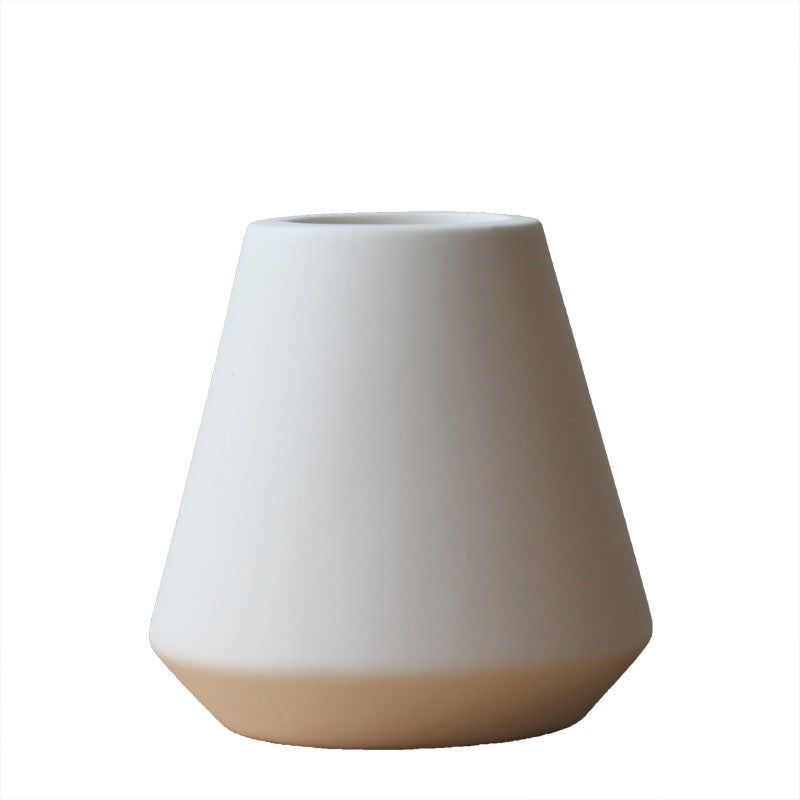 Modern Ceramic Planter with Artificial Greenery - Minimalist Desktop Decor - Fa'Ra Way