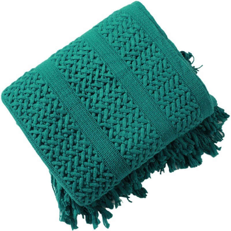 Nordic Sofa Blanket Cover Blanket Knitted Blanket Homestay Hotel Throw Blanket - Fa'Ra Way
