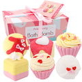 Gourmet Cake Bath Bomb Set – Exfoliating Sea Salt Bubble Bath Treats - Fa'Ra Way