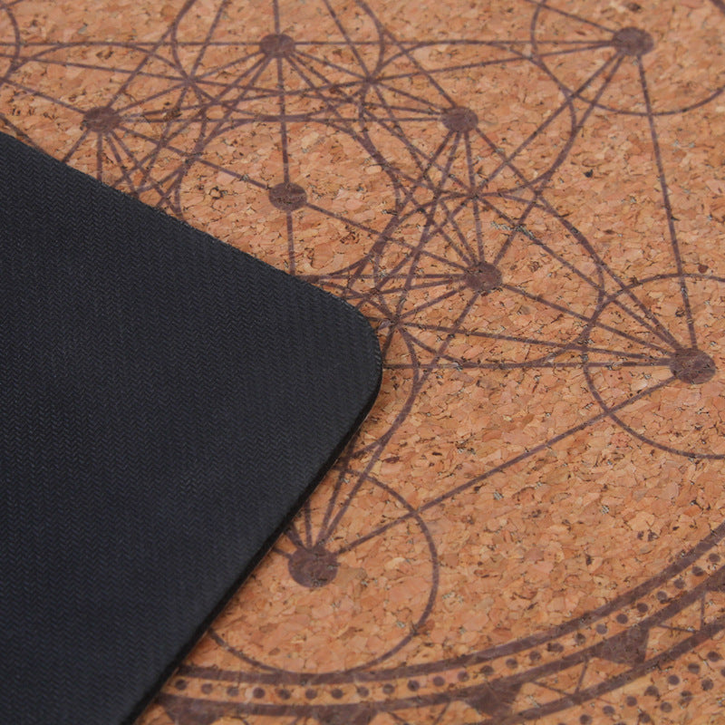 Natural Rubber Yoga Mat Cork Yoga Mat - Fa'Ra Way