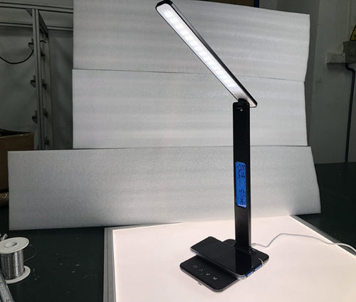 3-in-1 Smart LED Desk Lamp | Wireless Charger & Digital Display - Fa'Ra Way