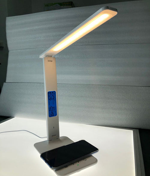 3-in-1 Smart LED Desk Lamp | Wireless Charger & Digital Display - Fa'Ra Way
