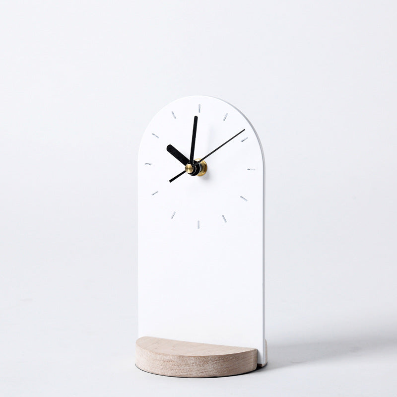 A few Clocks, Wrought Iron Wooden Base Clocks, Soft Decoration Supplies For Home Model Rooms - Fa'Ra Way