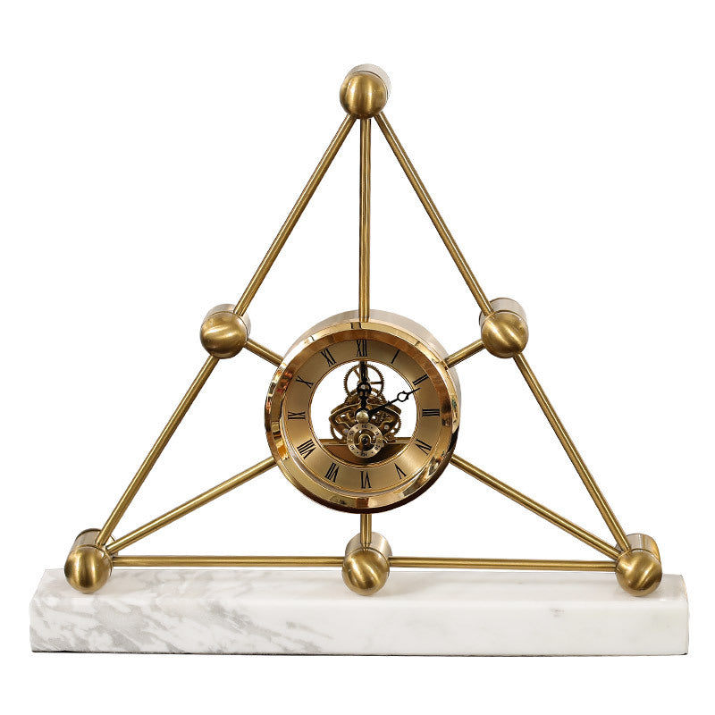 Silent Retro Table Clock with Pendulum - Fa'Ra Way