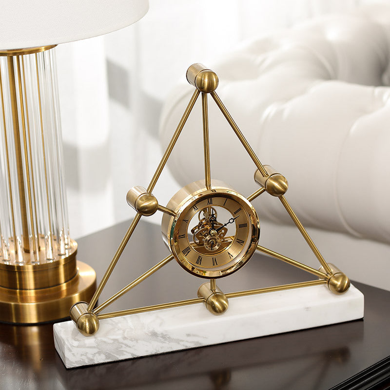 Silent Retro Table Clock with Pendulum - Fa'Ra Way
