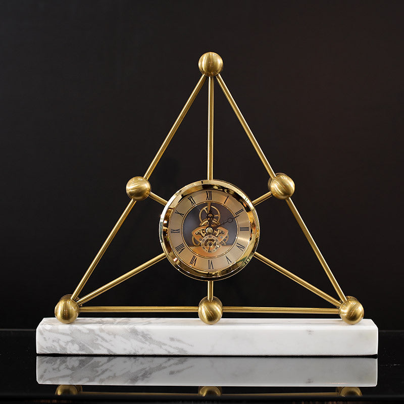 Silent Retro Table Clock with Pendulum - Fa'Ra Way