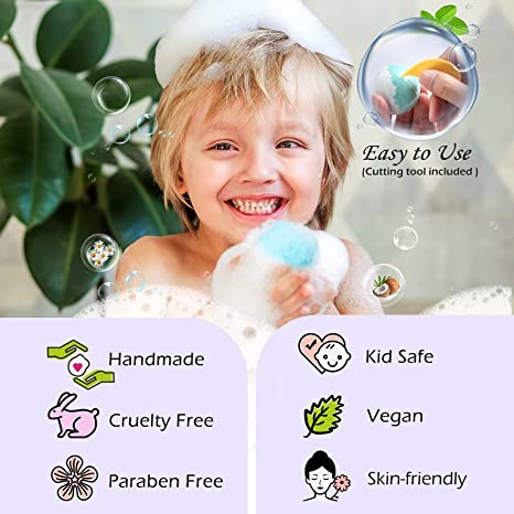 Bath Bombs 14 Pieces Of Explosive Salt Ball Gift Box With Various Fragrance Bath Balls Bubble Bath Bomb for Women - Fa'Ra Way