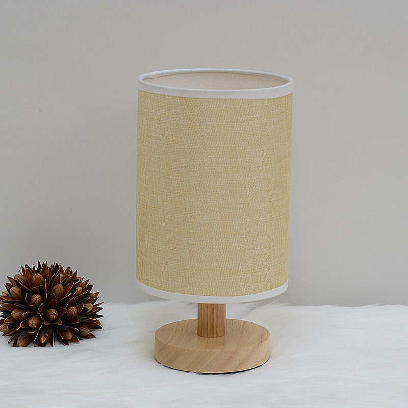 Wooden Cloth Cover Table Lamp - Fa'Ra Way