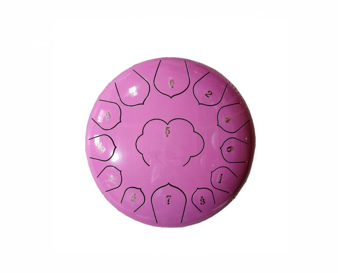 12-Inch Steel Tongue Ethereal Drum – 13-Note Professional Handpan - Fa'Ra Way