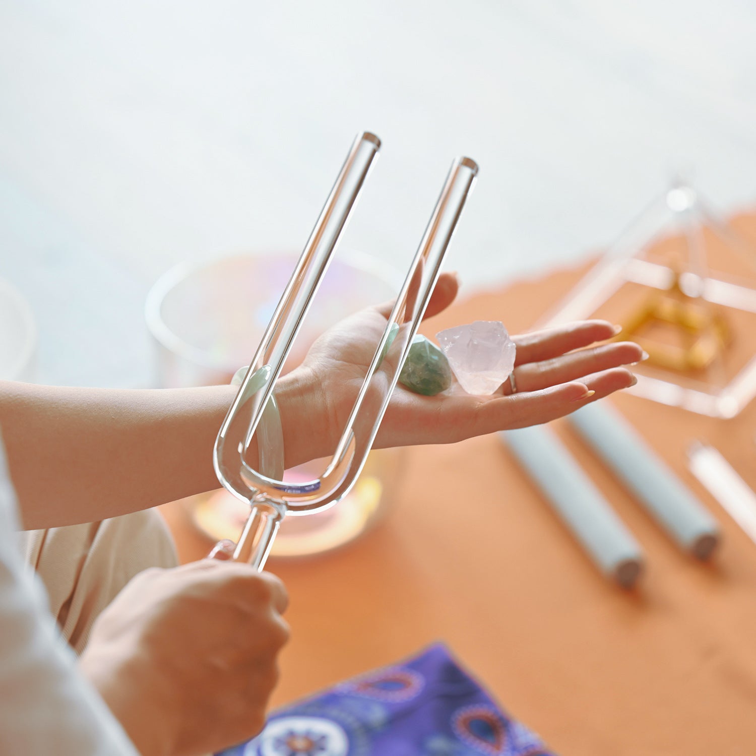 Crystal Clear Sound Therapy Tuning Fork - Meditation & Healing Tool - Fa'Ra Way