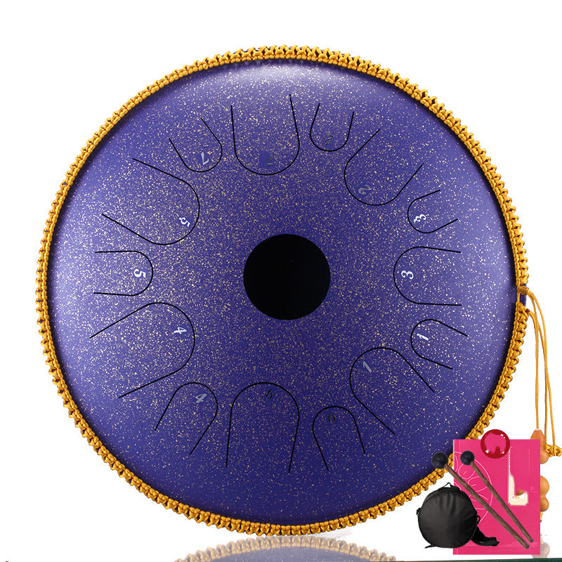 12-Inch Steel Tongue Drum – 13-Note Handpan Percussion in C Major - Fa'Ra Way
