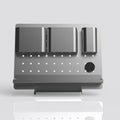 Modular Magnetic Desktop Command Center – Aluminum Alloy Space-Saver - Fa'Ra Way