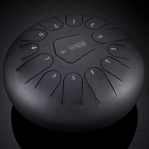 12-Inch Steel Tongue Drum – 13-Note Handpan Percussion in C Major - Fa'Ra Way