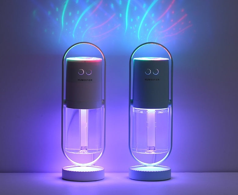 Magic Shadow USB Air Humidifier For Home With Projection Night Lights Ultrasonic Car Mist Maker Mini Office Air Purifier - Fa'Ra Way