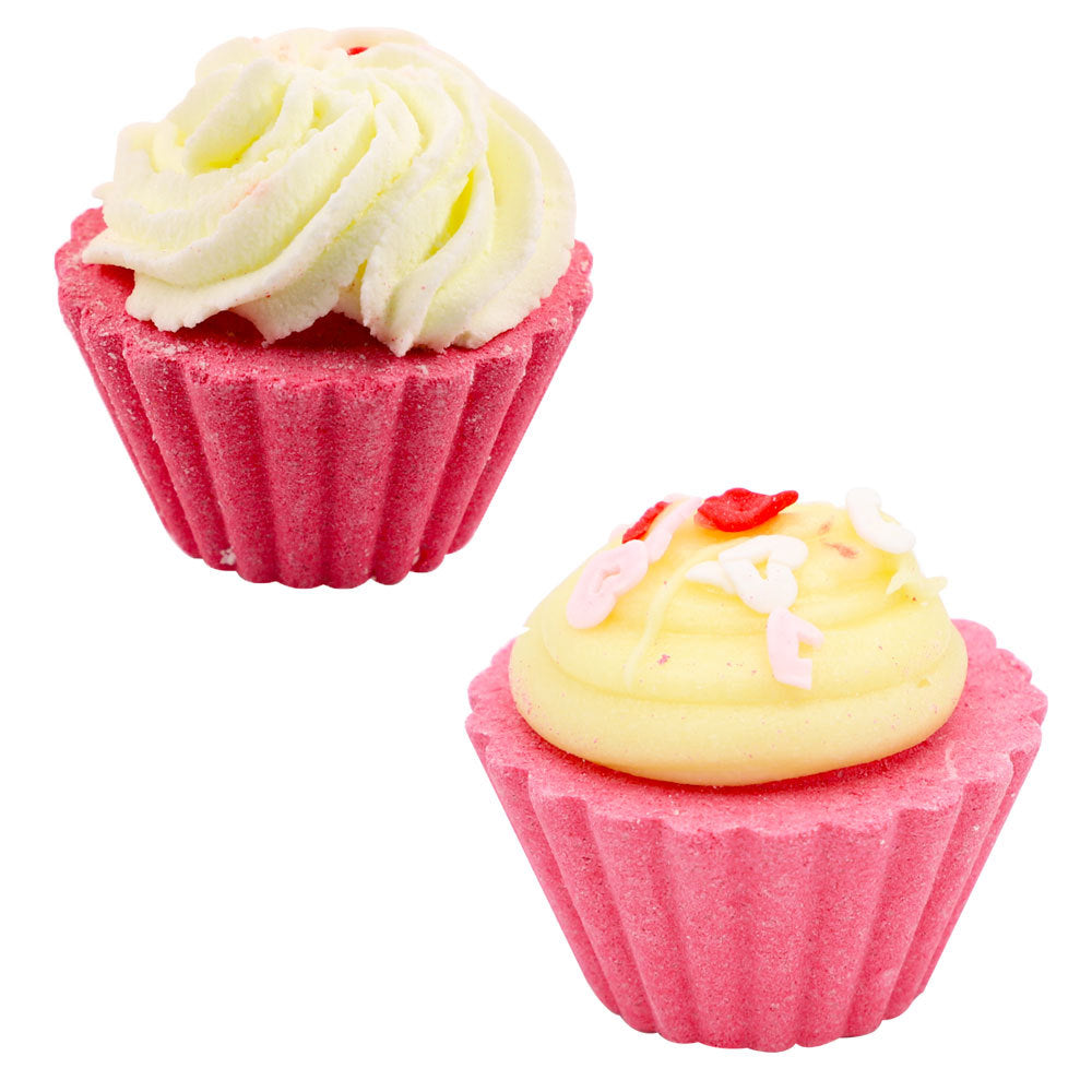 Gourmet Cake Bath Bomb Set – Exfoliating Sea Salt Bubble Bath Treats - Fa'Ra Way