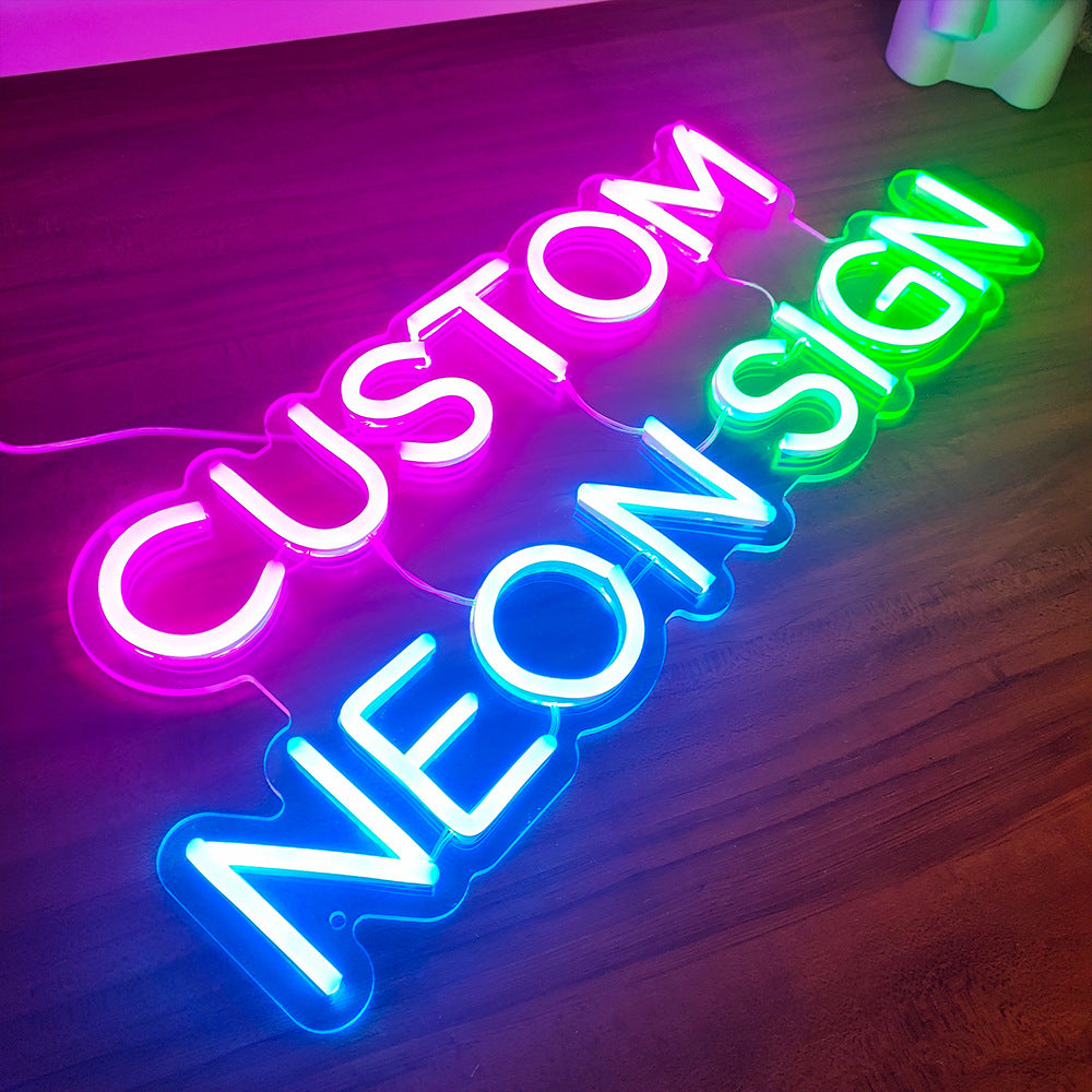 Custom LED Neon Letter Sign – Personalized Wall Art Decor - Fa'Ra Way