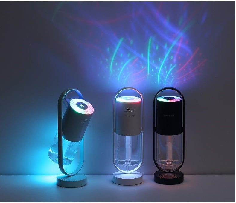 Magic Shadow USB Air Humidifier For Home With Projection Night Lights Ultrasonic Car Mist Maker Mini Office Air Purifier - Fa'Ra Way