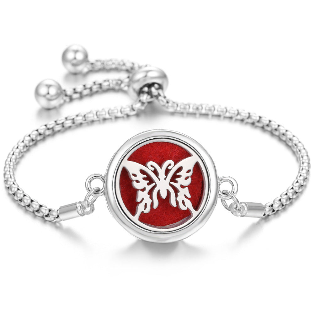 New Kaleidoscope Aromatherapy Bracelet Perfume Essential Oil Diffuser Locket Bracelet Charms Women Aroma Diffuser Jewelry - Fa'Ra Way