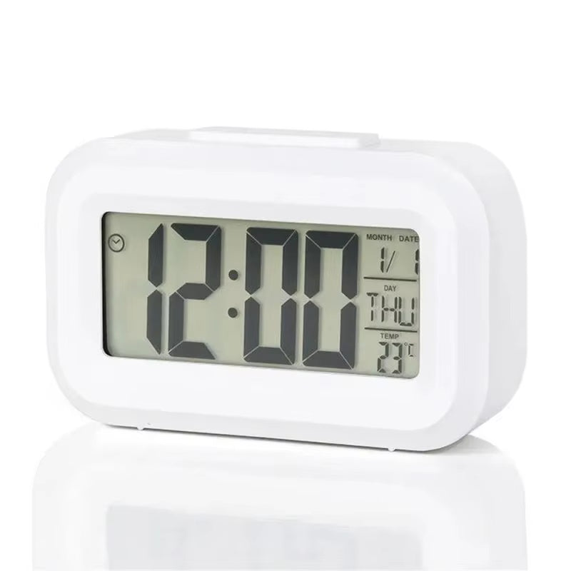 Mini Music Digital Alarm Clock Backlight Snooze Mute Calendar Desktop Alaways On Table Clocks Temperature Electronic LED Clocks - Fa'Ra Way