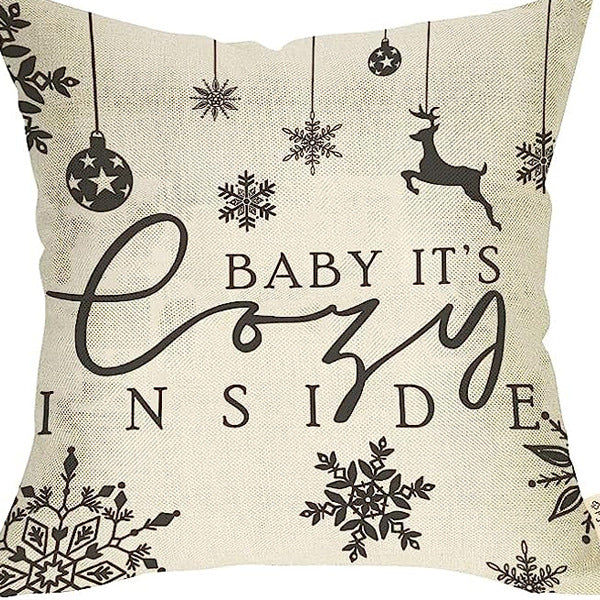 Nordic Winter Series Throw Pillow Cover - Fa'Ra Way