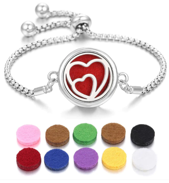 New Kaleidoscope Aromatherapy Bracelet Perfume Essential Oil Diffuser Locket Bracelet Charms Women Aroma Diffuser Jewelry - Fa'Ra Way