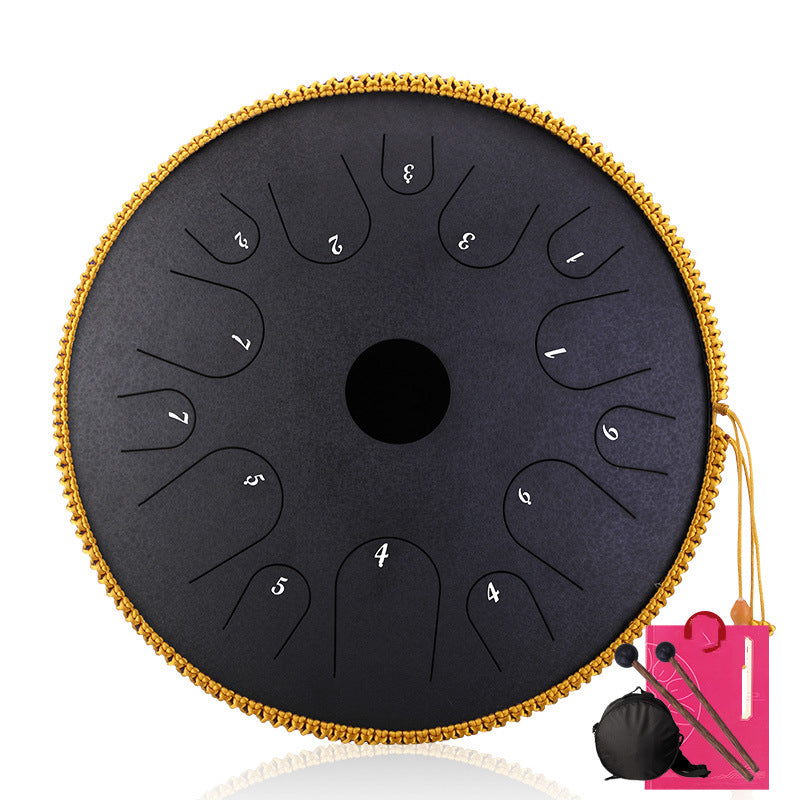 12-Inch Steel Tongue Drum – 13-Note Handpan Percussion in C Major - Fa'Ra Way