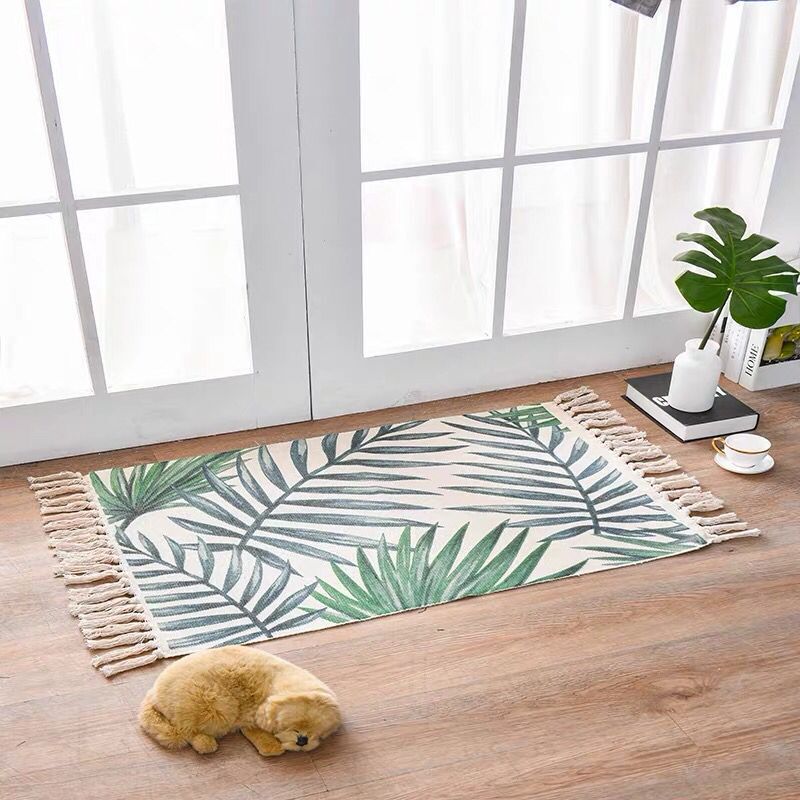 Scandinavian Style Linen Cotton Rug - Fa'Ra Way