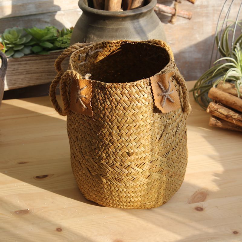 Hand woven basket flower basket basket rattan - Fa'Ra Way