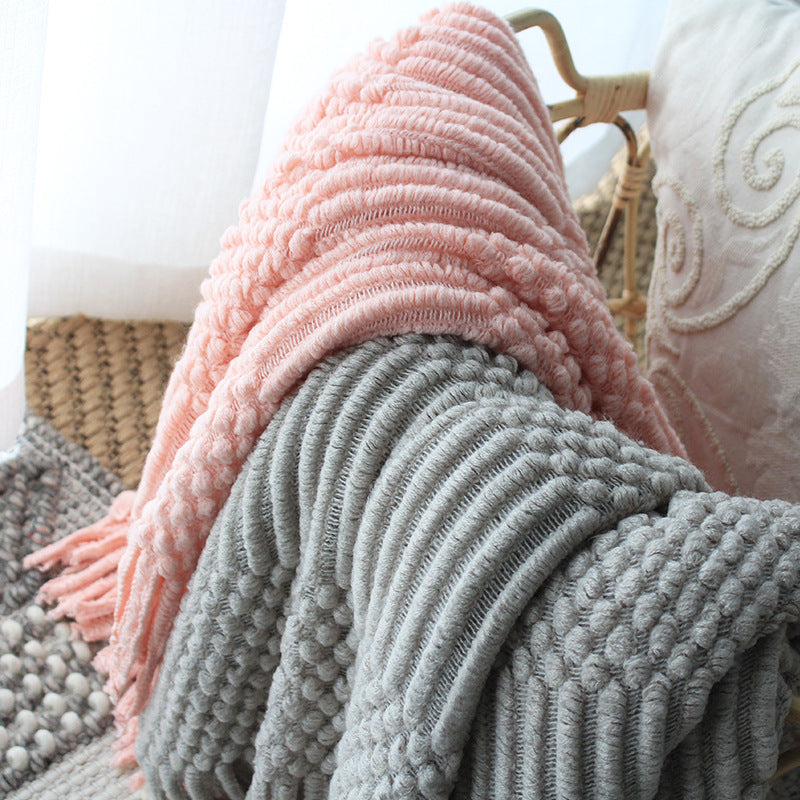 Nordic Knitted Sofa Blanket - Fa'Ra Way