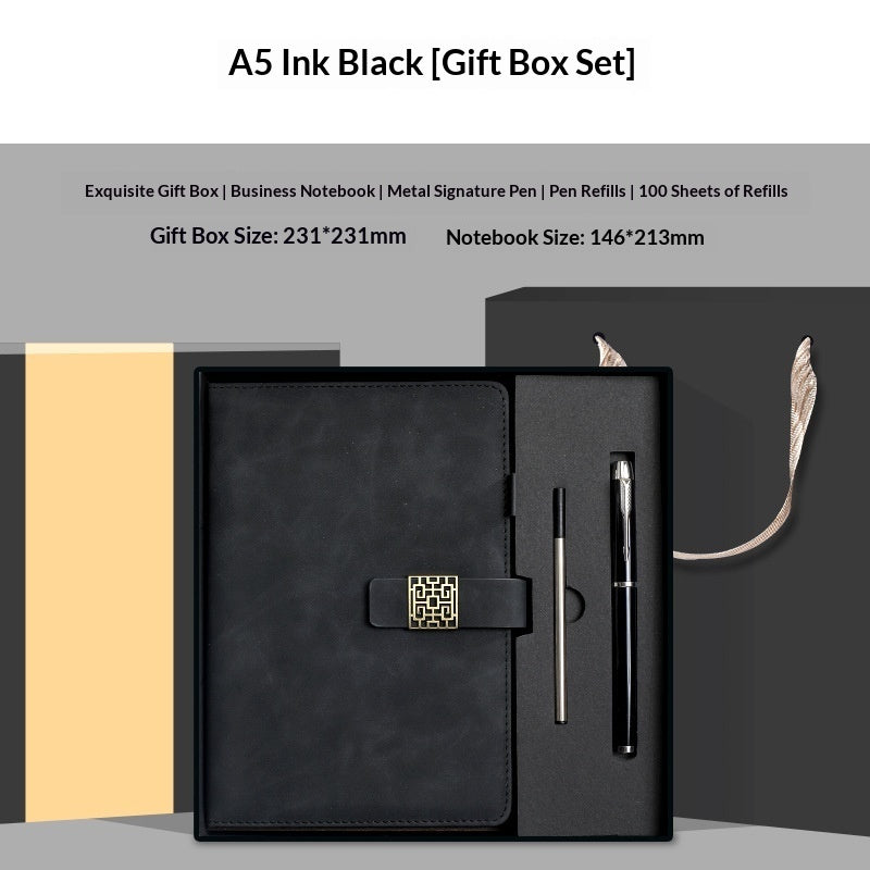 Premium Leather Notebook & Insulated Mug Gift Set - Fa'Ra Way