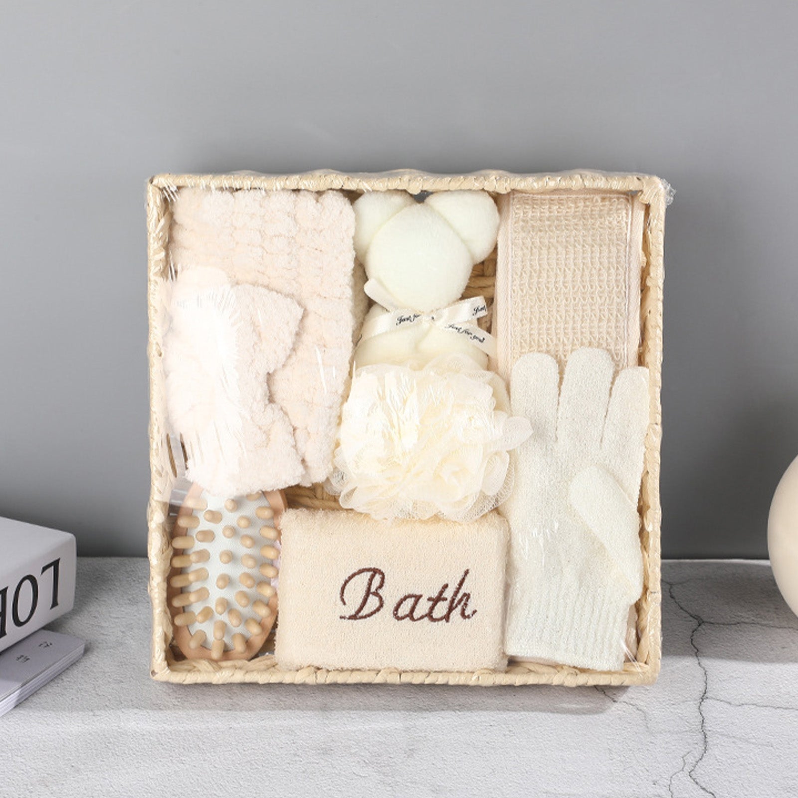 Luxury Bear & Coral Velvet Spa Gift Set - Fa'Ra Way
