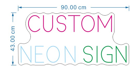 Custom LED Neon Letter Sign – Personalized Wall Art Decor - Fa'Ra Way