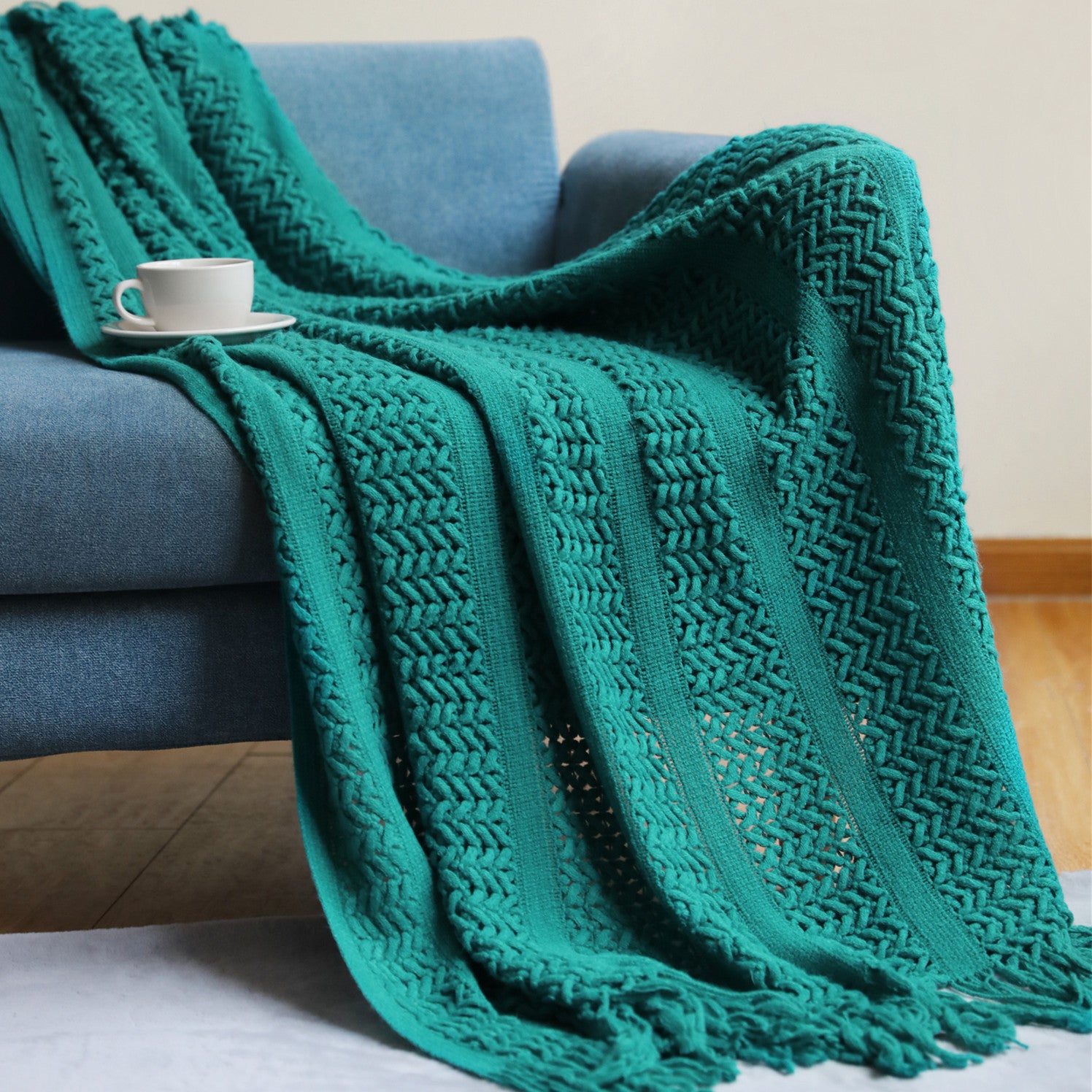 Nordic Sofa Blanket Cover Blanket Knitted Blanket Homestay Hotel Throw Blanket - Fa'Ra Way