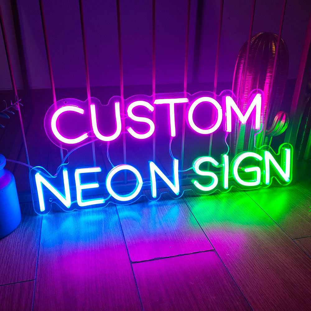 Custom LED Neon Letter Sign – Personalized Wall Art Decor - Fa'Ra Way