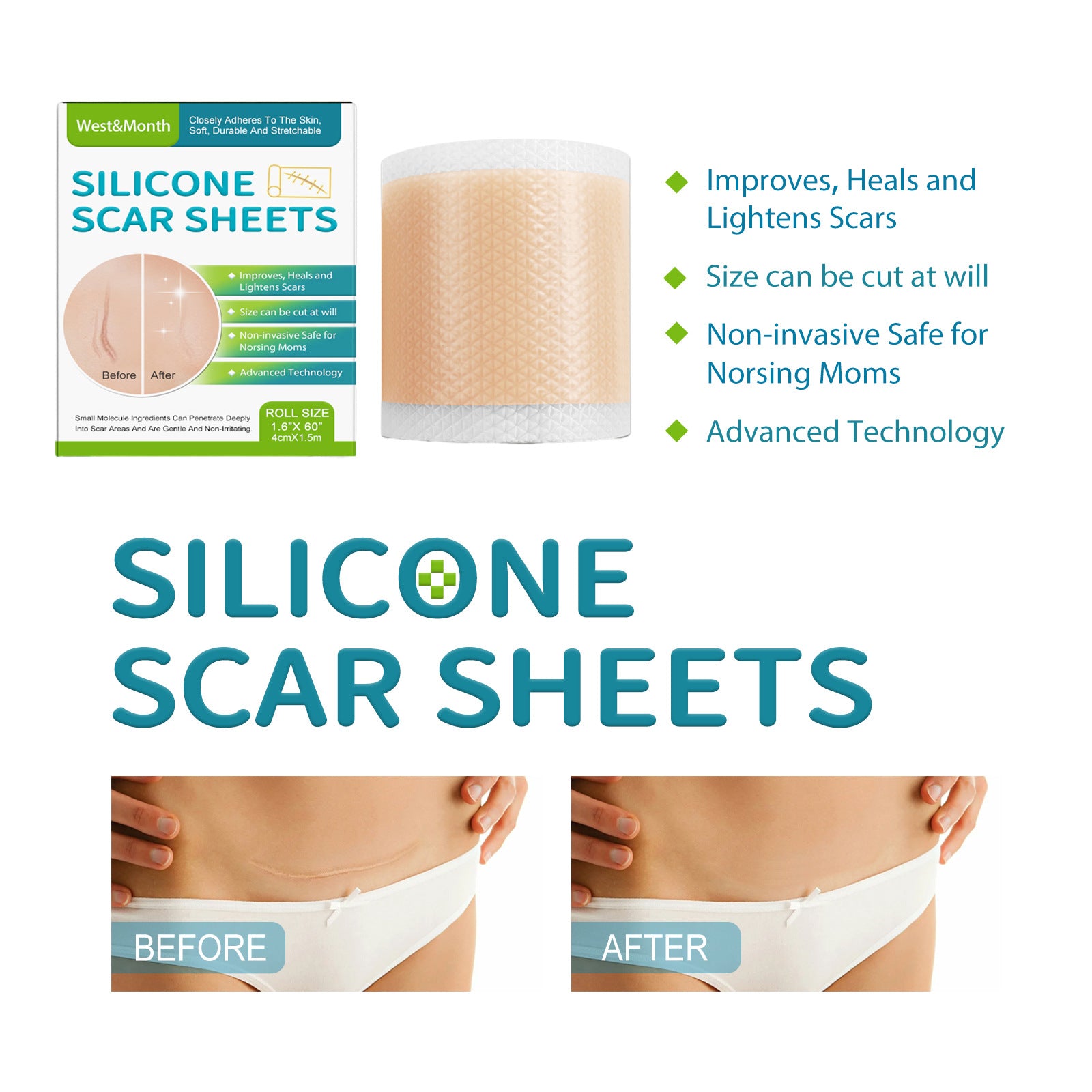 Silicone Scar Repair Stickers - Fa'Ra Way