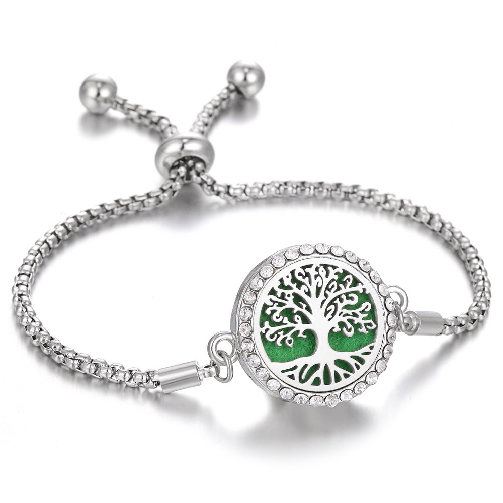 New Kaleidoscope Aromatherapy Bracelet Perfume Essential Oil Diffuser Locket Bracelet Charms Women Aroma Diffuser Jewelry - Fa'Ra Way