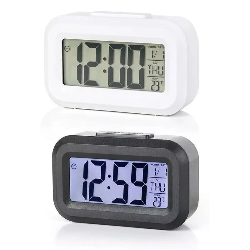 Mini Music Digital Alarm Clock Backlight Snooze Mute Calendar Desktop Alaways On Table Clocks Temperature Electronic LED Clocks - Fa'Ra Way