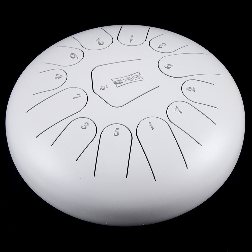 12-Inch Steel Tongue Drum – 13-Note Handpan Percussion in C Major - Fa'Ra Way