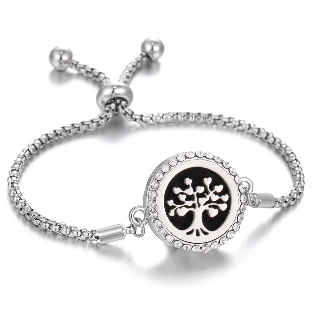 New Kaleidoscope Aromatherapy Bracelet Perfume Essential Oil Diffuser Locket Bracelet Charms Women Aroma Diffuser Jewelry - Fa'Ra Way