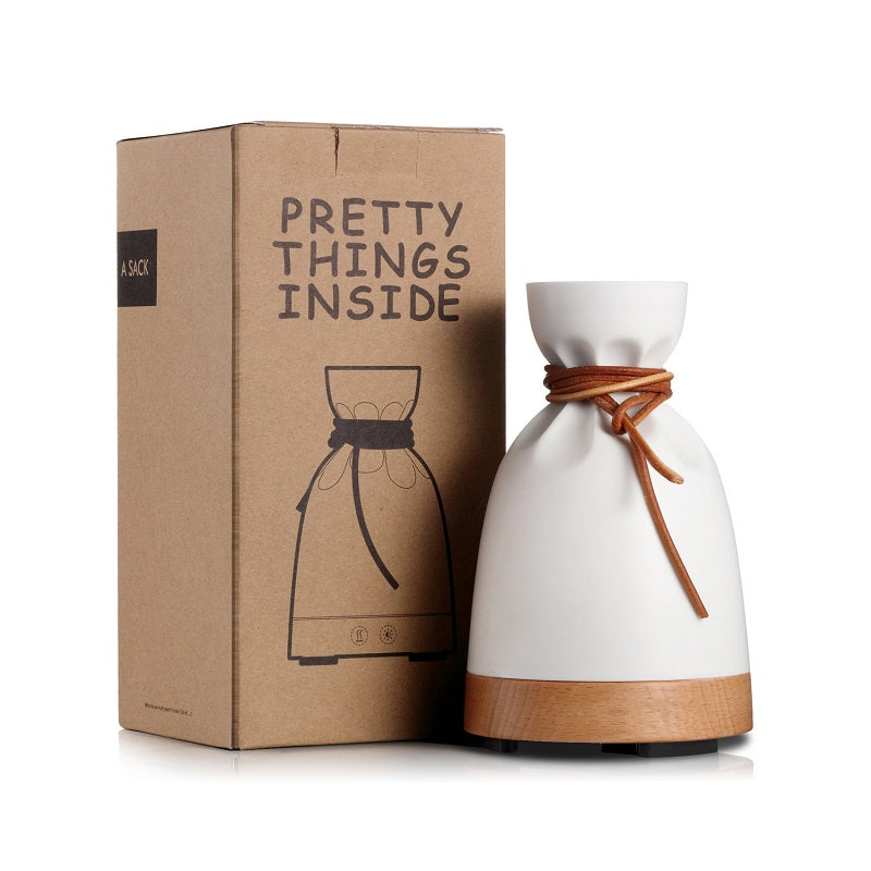 Natural Beech Wood Essential Oil Diffuser | 140ml Whisper-Quiet Humidifier - Fa'Ra Way