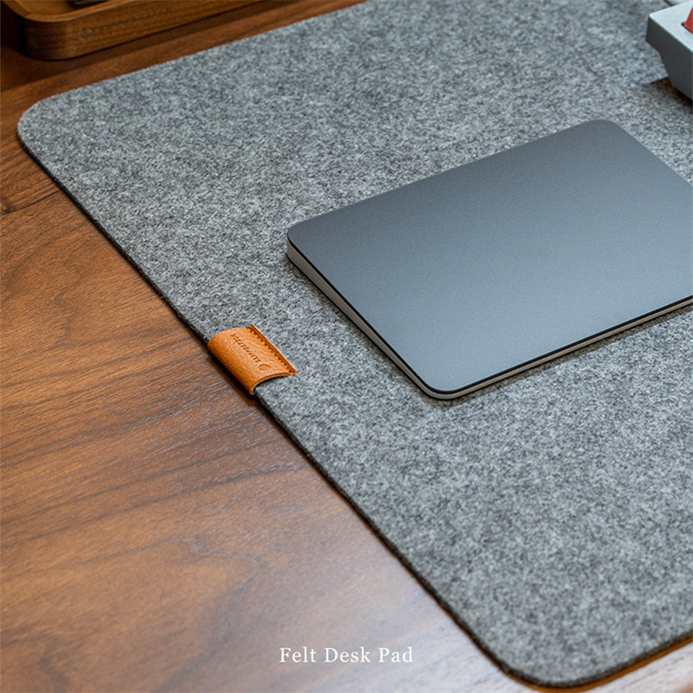 Minimalist Felt Desk Mat – Ultra-Soft Protective Mouse Pad - Fa'Ra Way