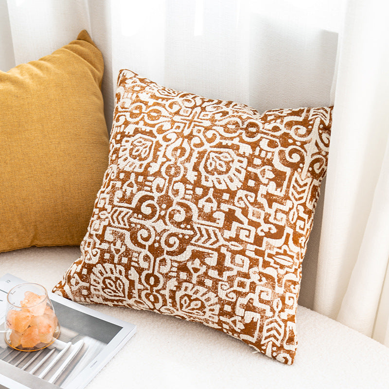 Ethnic Style Yarn-dyed Elephant Throw Pillow Cushion - Fa'Ra Way