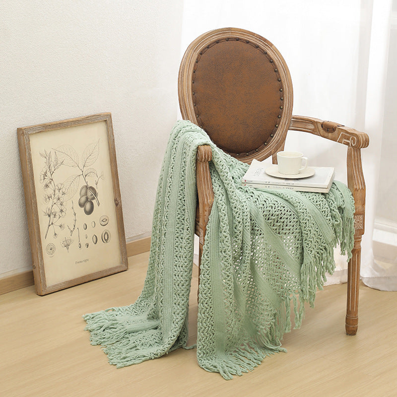 Nordic Sofa Blanket Cover Blanket Knitted Blanket Homestay Hotel Throw Blanket - Fa'Ra Way